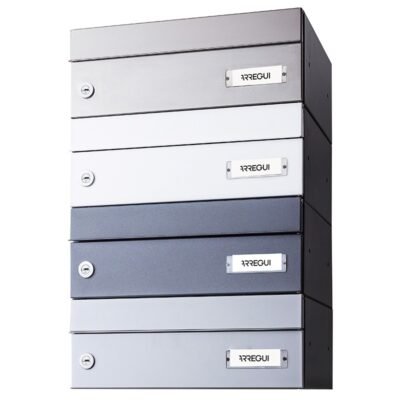 Buzón Horizontal - Cuerpo Negro - Modelo INFINITY (H2000-SERIES)