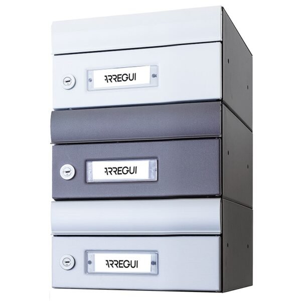 Buzón Horizontal - Metálico Biselado - Modelo MILENIO (H4400-SERIES)