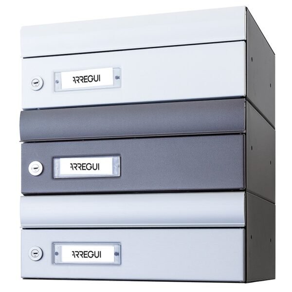 Buzón Horizontal - Metálico Biselado - Modelo MILENIO (H4400-SERIES)