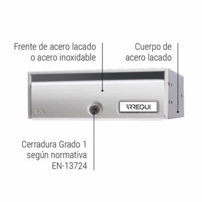 Buzón Horizontal - Plástico Curvo - Modelo FUTURE (H3600-SERIES)
