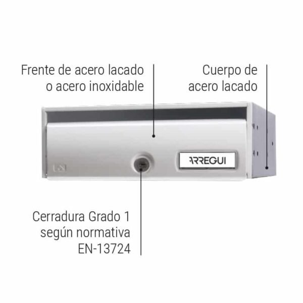 Buzón Horizontal - Plástico Curvo - Modelo FUTURE (H3600-SERIES)