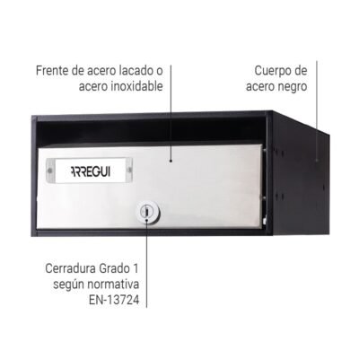 Buzón Horizontal - Plano Total - Modelo MIRA FLAT (H8900-SERIES)