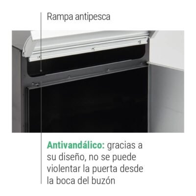 Buzón Vertical - Metálico Biselado - Modelo MILENIO VERTICAL (V4000-SERIES)