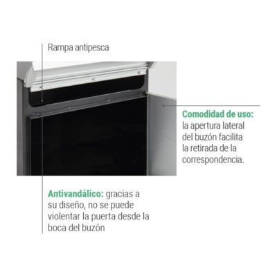 Buzón Vertical - Gran Capacidad - Modelo INFINITY VERTICAL (V2300-SERIES)