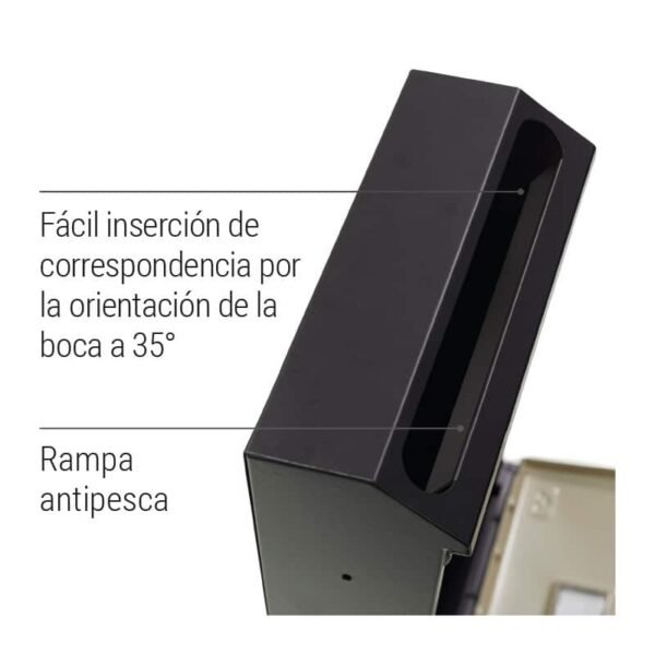 Buzón Vertical - Plástico Curvo - Modelo FUTURE VERTICAL (V1000-SERIES)