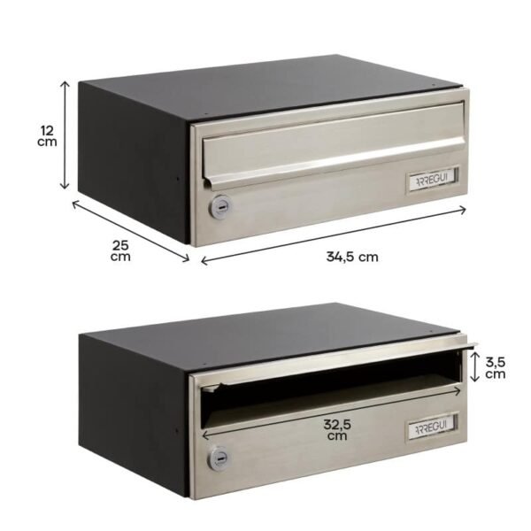 Buzón Horizontal - Altura Reducida - Modelo SLIM (H2400-SERIES)