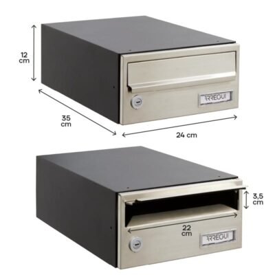 Buzón Horizontal - Altura Reducida - Modelo SLIM (H2400-SERIES)